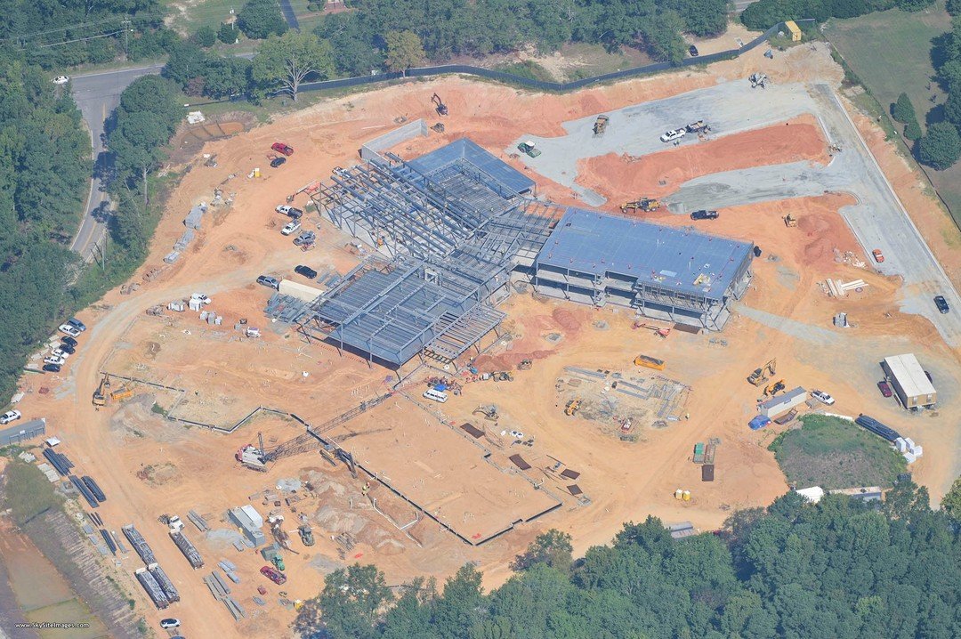 Exciting developments in progress! Check out the most recent aerial views of schools under construction in Wake County. SkySite Images has provided monthly progress photos for @wcpssofficial since 2006!

1. Bowling Road ES 
2. Felton Grove HS 
3. Par