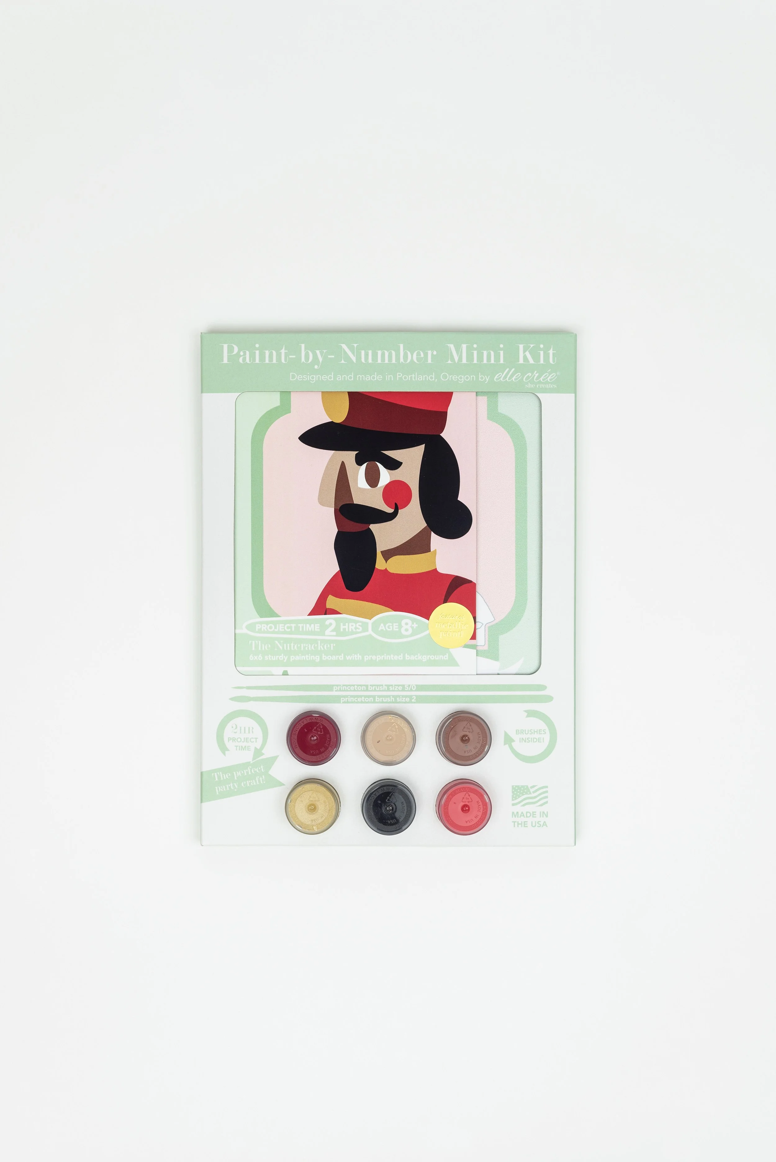 The Nutcracker Mini PaintbyNumber kit for Adults — Elle Crée (she