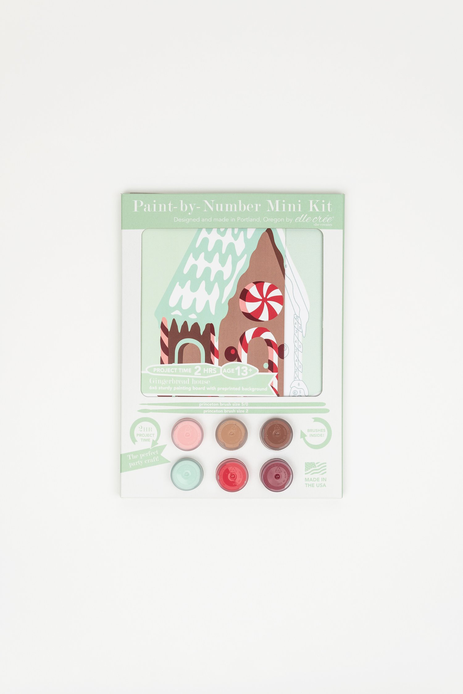 Sparrow | Mini Paint-by-Number Kit for Adults — Elle Crée (she creates)