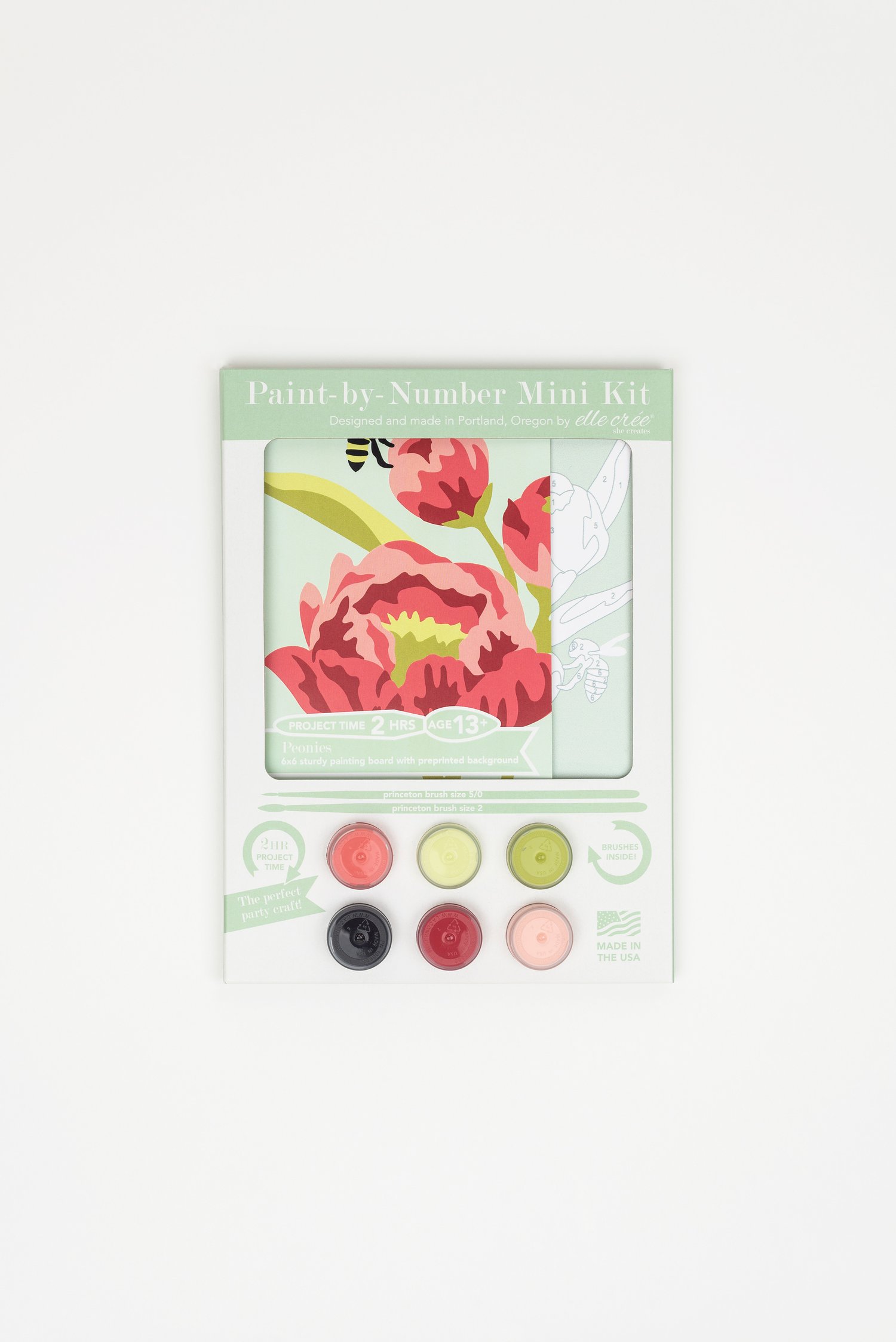 Michelle with Peonies Paint by Numbers Kit – Crafty Wonderland