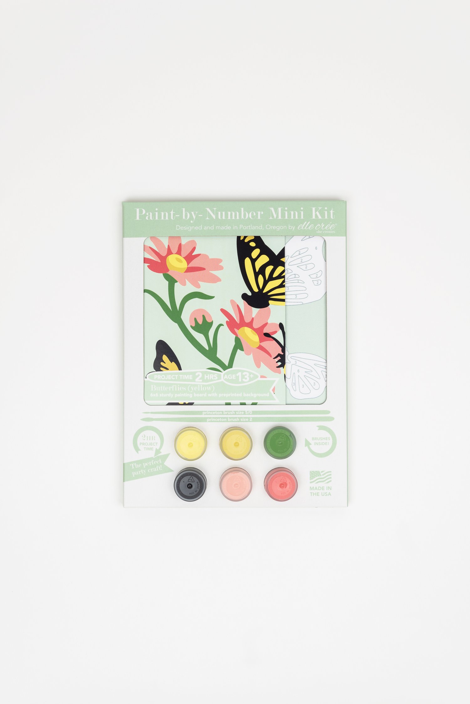 Pool Party - Mini Paint by Numbers Kit