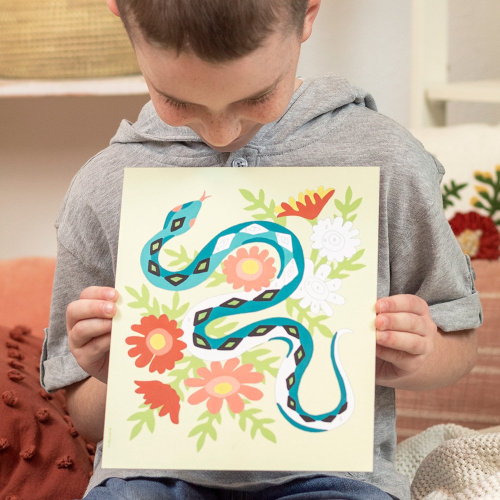 Paint By Number - Kids - Splendid Snake