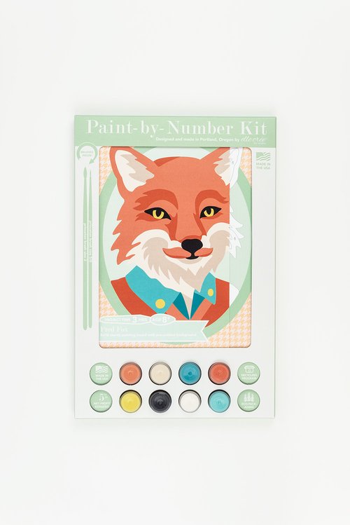 Folksy Feathers  Paint-by-Number Kit for Kids — Elle Crée (she