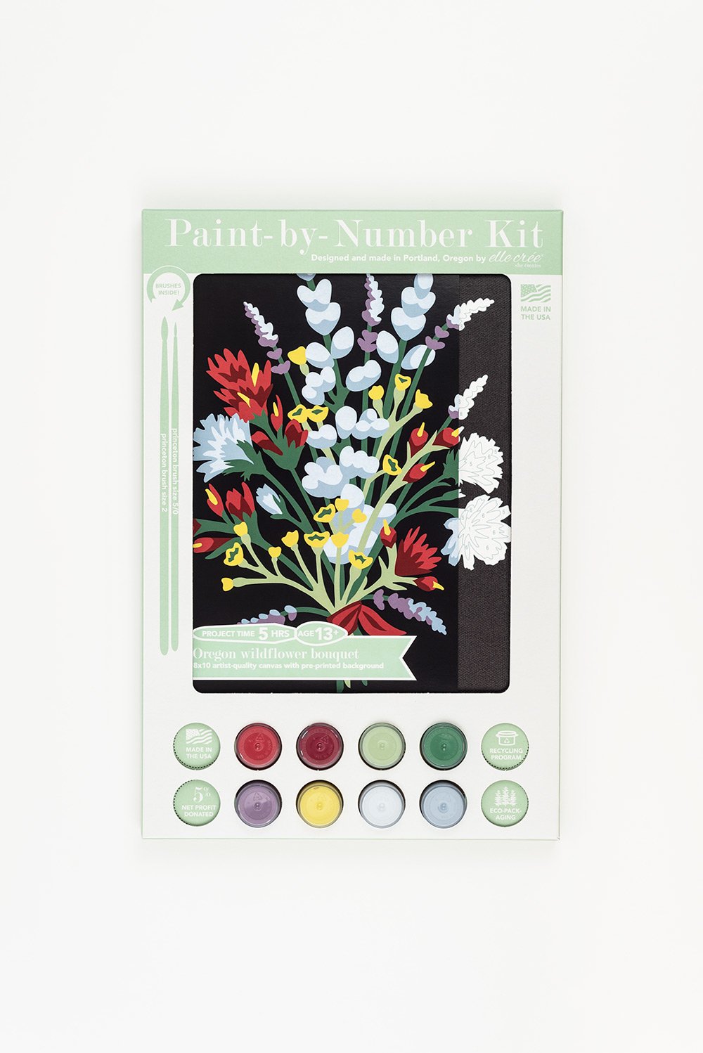 Pansies Flowers - Acrylic Paint by Number Kits
