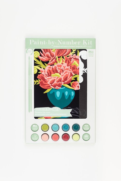Oleander Hawk Moth  Paint-by-Number Kit for Adults — Elle Crée (she  creates)