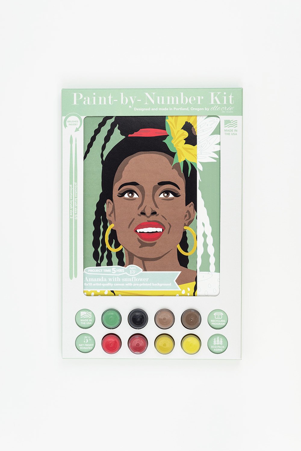 Amanda Gorman  Paint-by-Number Kit for Adults — Elle Crée (she creates)