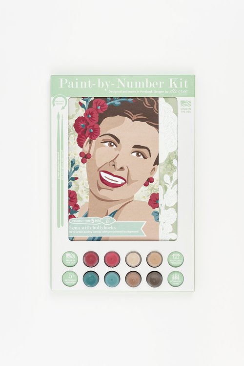 Michelle Obama  Paint-by-Number Kit for Adults — Elle Crée (she
