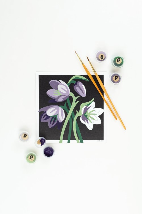 Succulent Stems  Mini Paint-by-Number Kit for Adults — Elle Crée (she  creates)