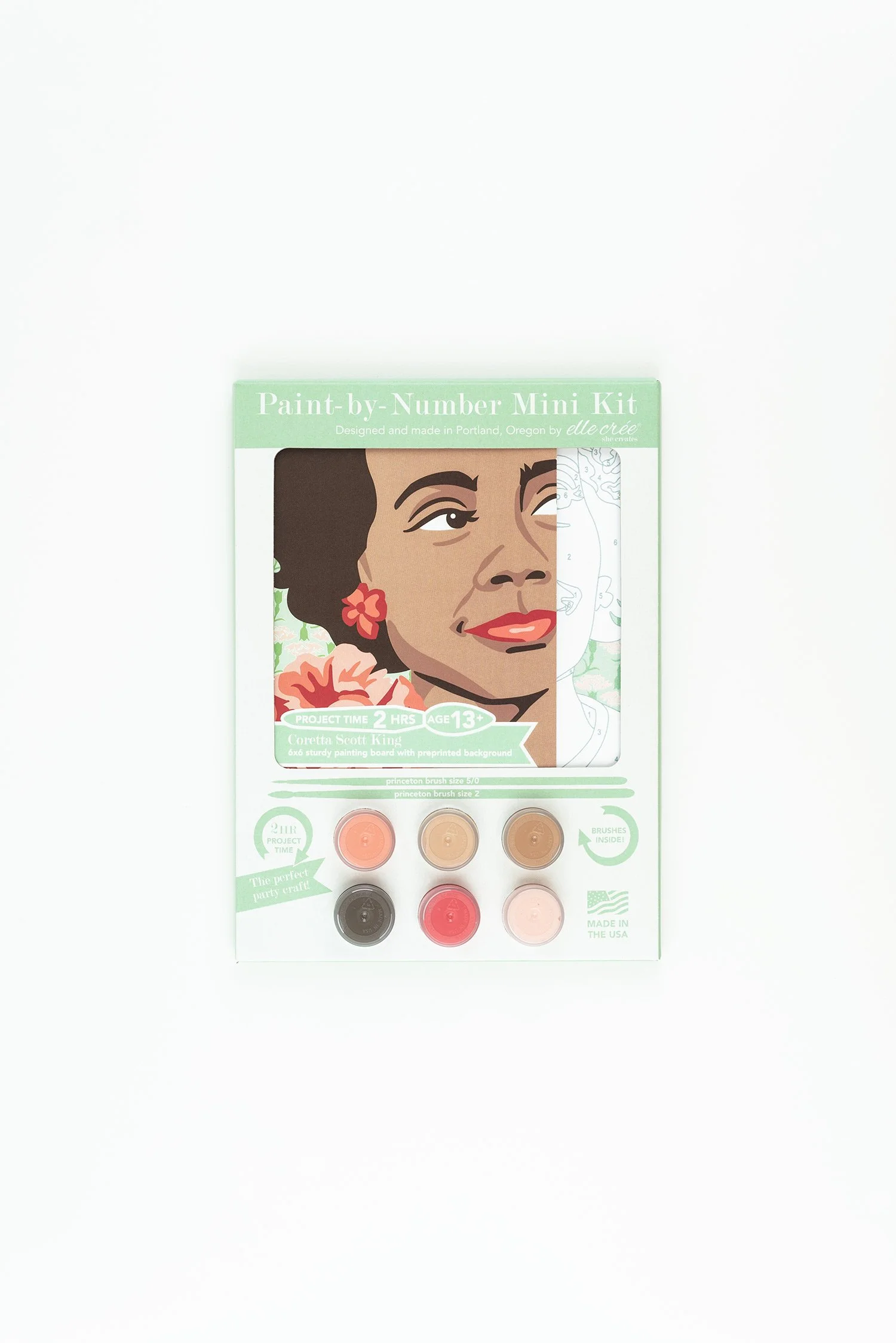 Martin Luther King Jr. PaintbyNumber Mini Kit — Elle Crée (she creates)
