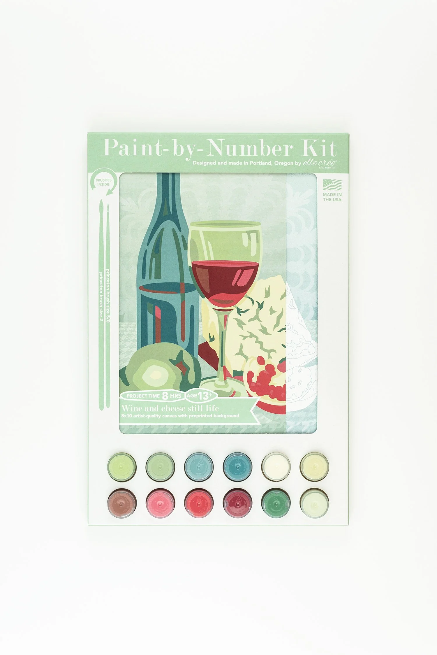 Sacheen Littlefeather PaintbyNumber Kit for Adults — Elle Crée (she