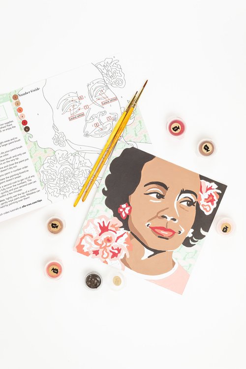 Martin Luther King Jr.  Paint-by-Number Mini Kit — Elle Crée (she creates)