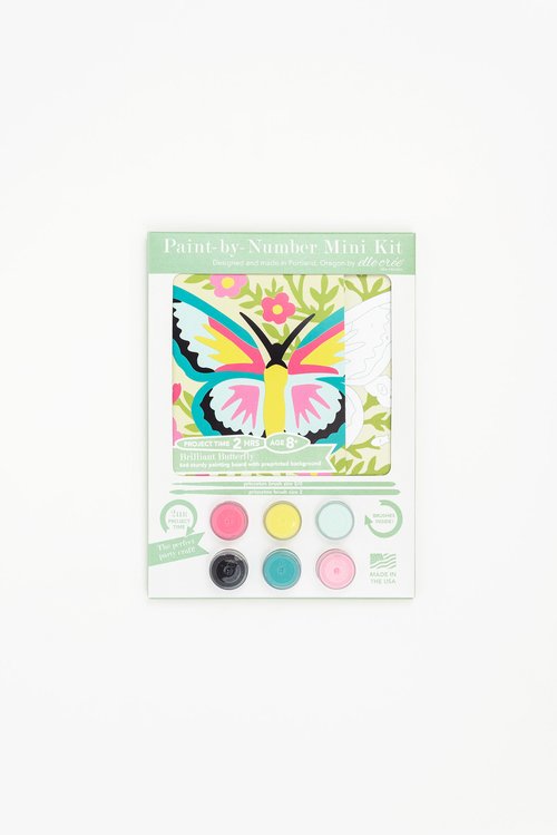 Folksy Feathers  Paint-by-Number Kit for Kids — Elle Crée (she creates)