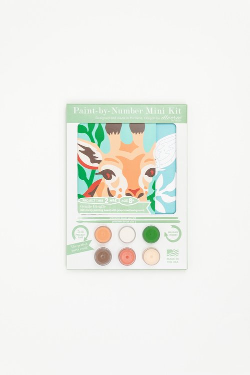 Cheeky Chimp  Mini Paint-by-Number Kit for Kids — Elle Crée (she creates)
