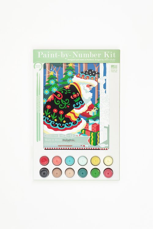 elle crée Paint-by-Number Kits at Art & Fiber