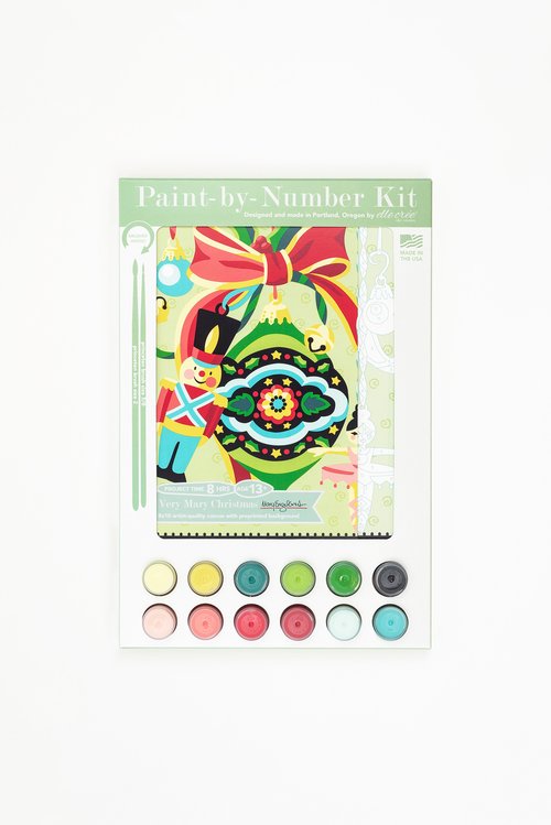 Holiday Cookies | Mini Paint-by-Number Kit for Adults — Elle Crée (she  creates)