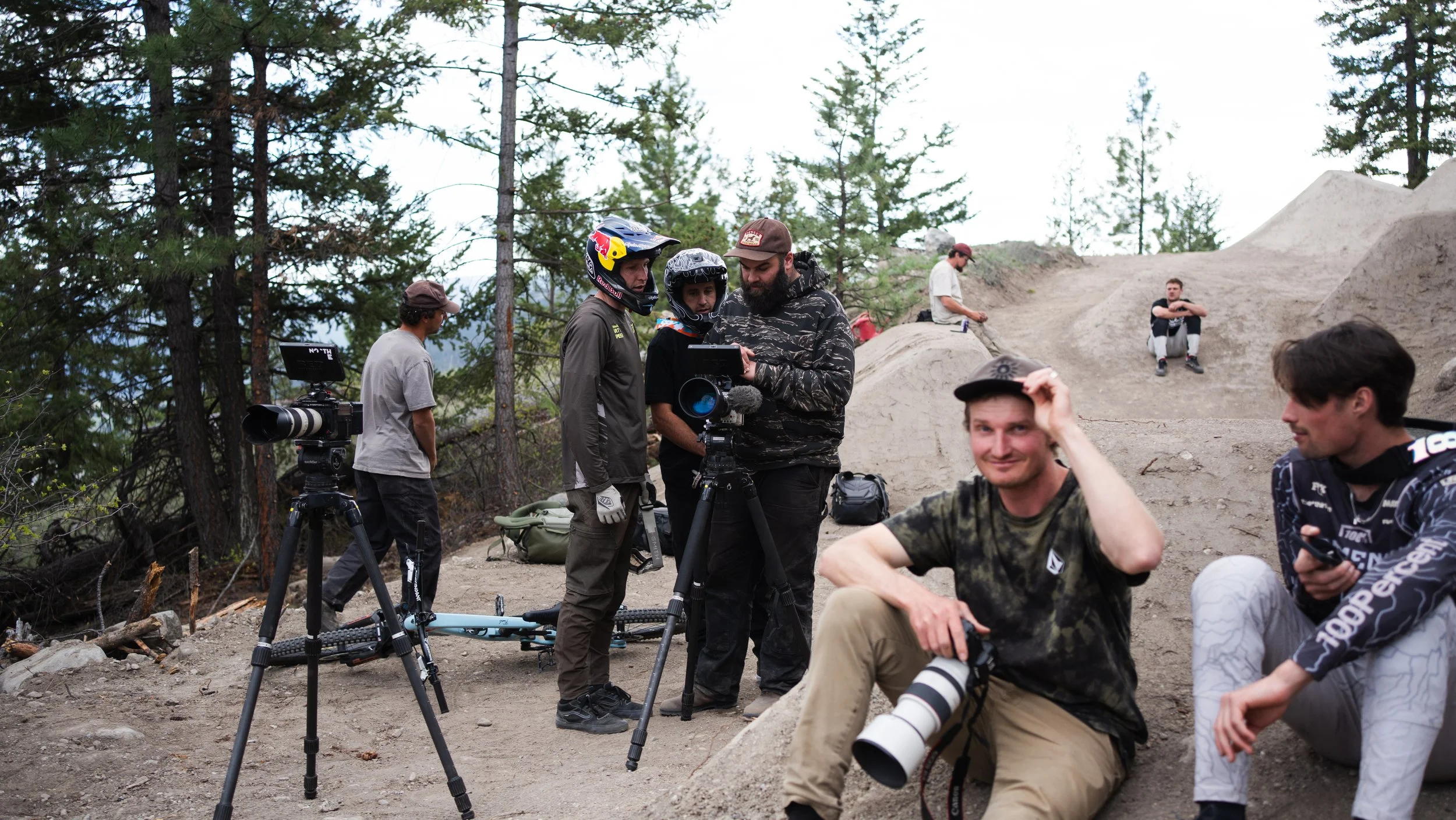 A calm moment in BC with Brandon Semenuk and the O'clever team
