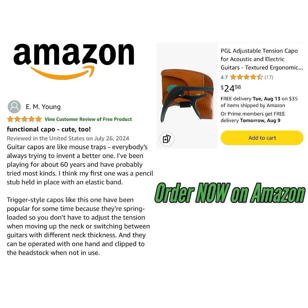 Another 5 STAR review

The reviews have been coming in and they are spectacular! 

Thank you for your helpful feedback E. M.👍🏻

New!

For sale in the Amazon PGL storefront.
Get yours today!
Only $24.98

Product Overview
- Tension Wheel
- Bridge Pin