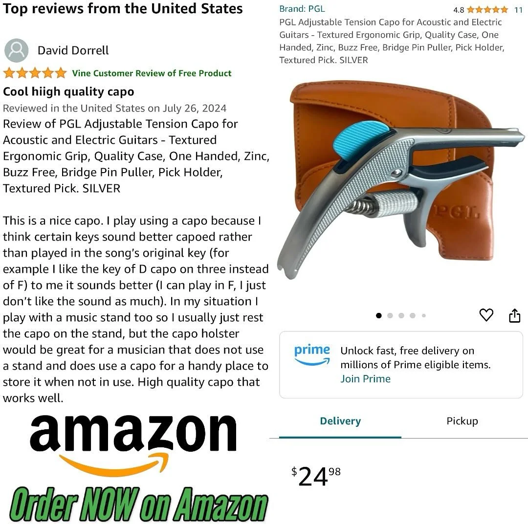 Another 5 STAR review

The reviews have been coming in and they are spectacular! 

Thank you for your helpful feedback David👍🏻 
  New!

For sale in the Amazon PGL storefront.
Get yours today!
Only $24.98

Product Overview
- Tension Wheel
- Bridge P