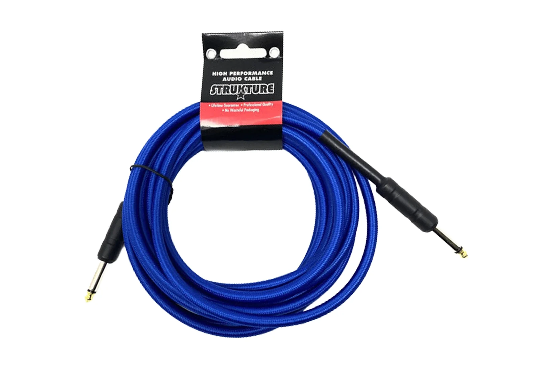 Strukture 18.6ft Instrument Cable, Woven-Blue