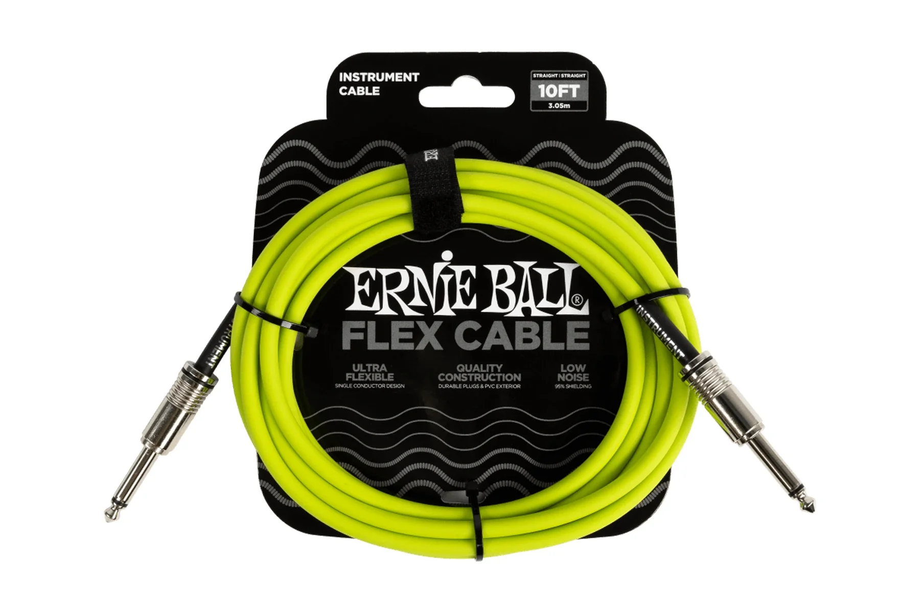 Ernie Ball Flex Cable Green 10'