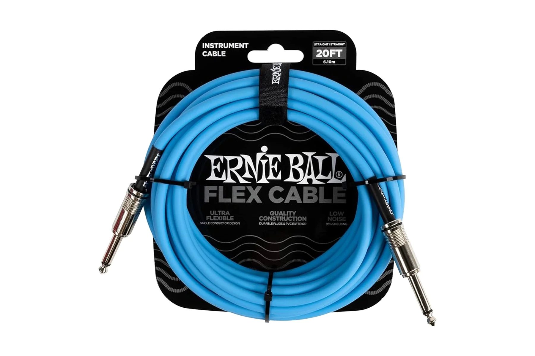Ernie Ball Flex Cable Blue 20'