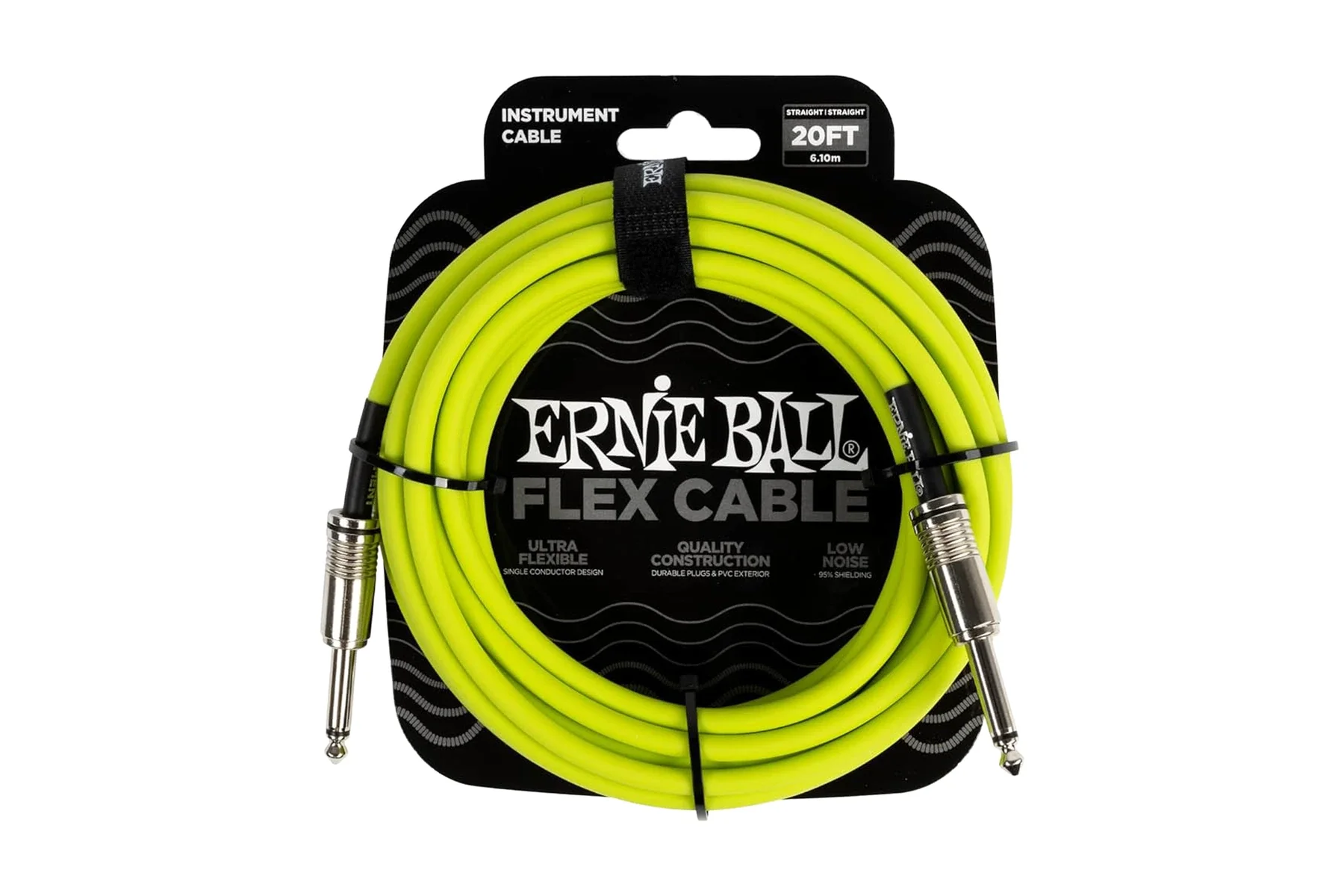 Ernie Ball Flex Cable Green 20'