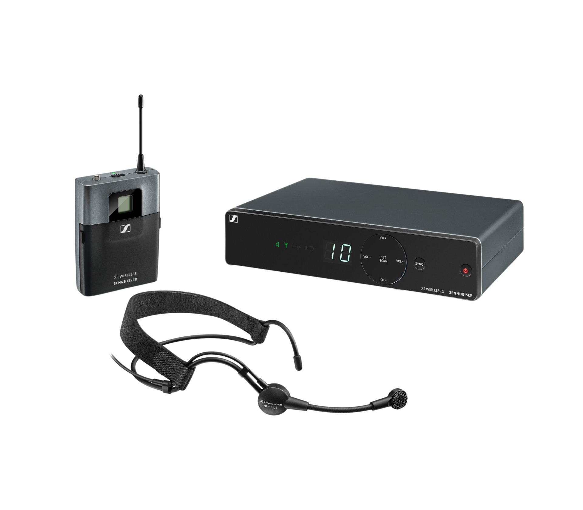 Sennheiser XSW 1-ME3-A Wireless Headset Microphone System
