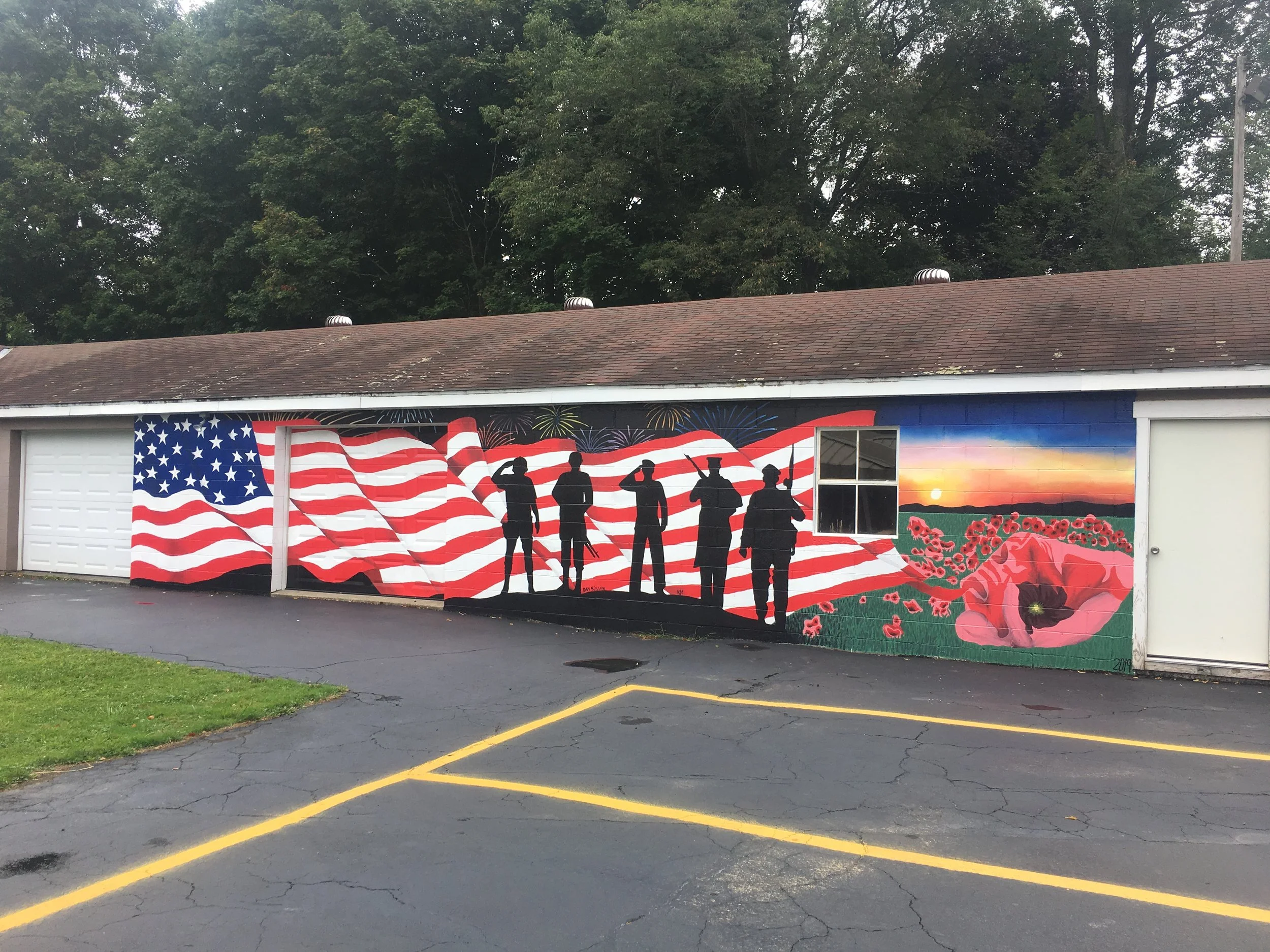 Supporting Young Artists: Mural Project at the Frewsburg Legion