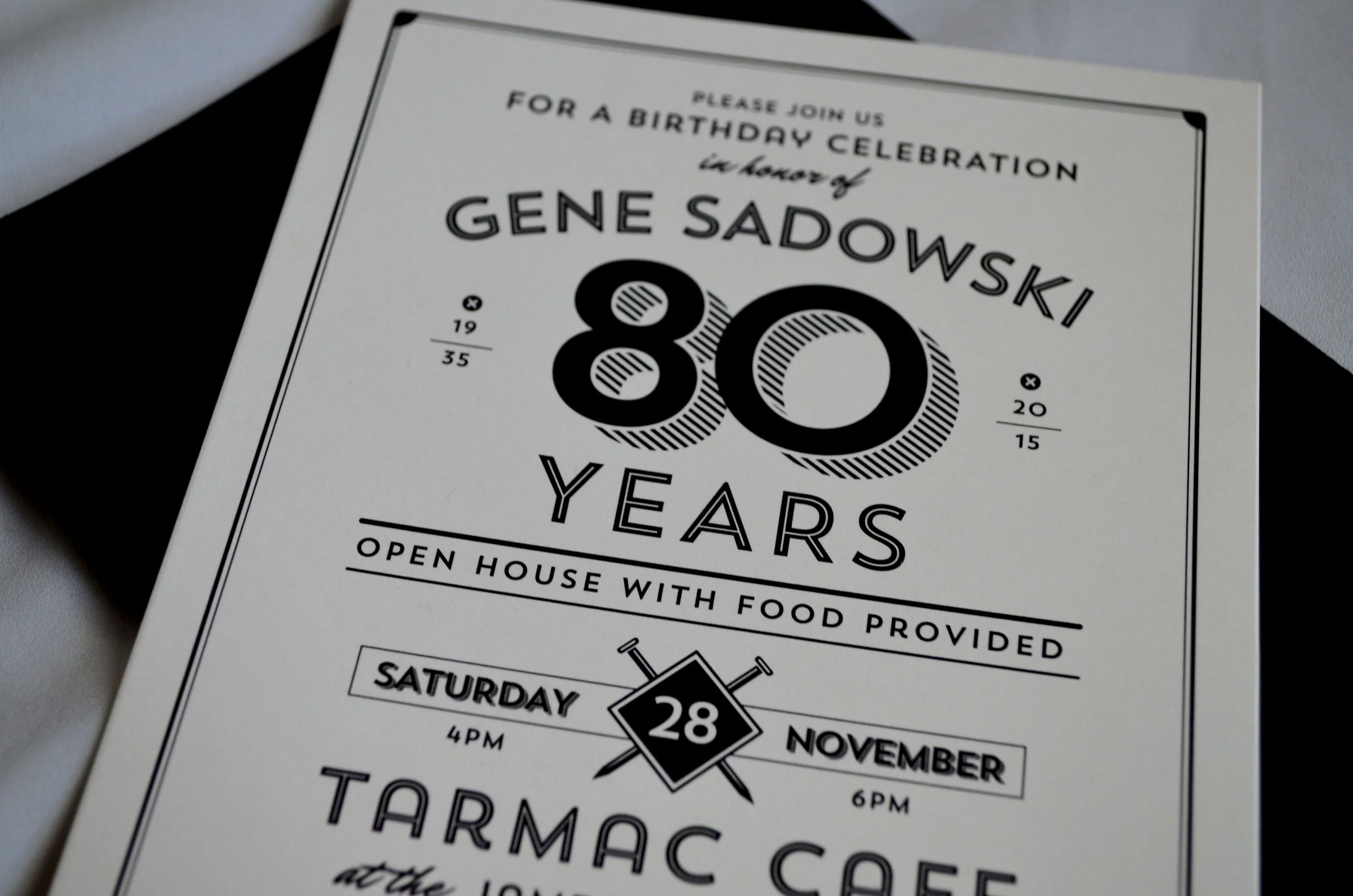 Milestone Birthday Invitation 