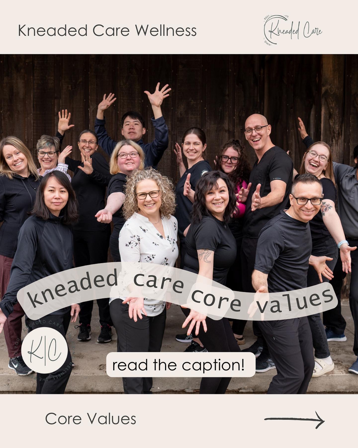 #️⃣YourHealthYourStory
Your story is unique &amp; at Kneaded Care your care is too. By working with you, our staff will empower you to take ownership over your #HealthStory!

#️⃣AllHandsOnDeck
Adopting an all hands on deck approach, our team of profe