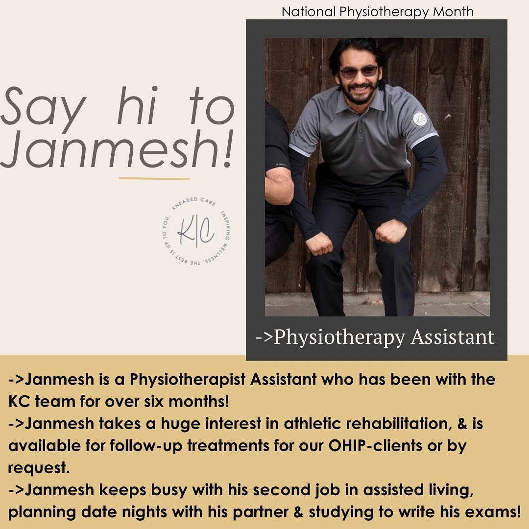✨ Say hi to Janmesh! ✨

Janmesh has been with us for over half a year already &amp; has been such an amazing addition to our Physiotherapy team. He plans to write his national exam this July &amp; we can&rsquo;t wait to see him move throughout his Ph