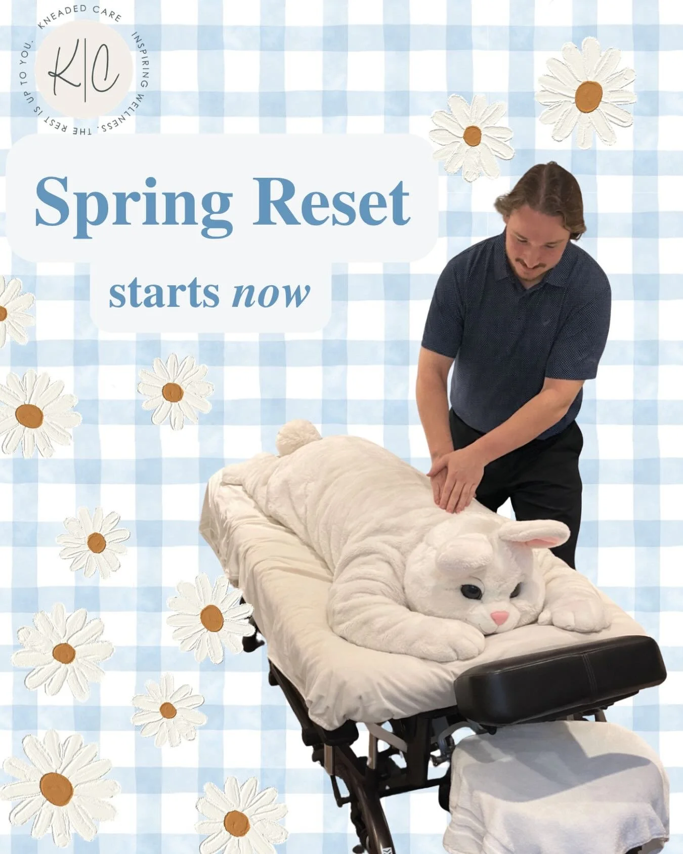 🌱 Spring reset starts NOW.

Want to:
✔️ Move better
✔️ Have less pain
✔️ Stay consistent

You need a plan.

📲 Comment &lsquo;RESET&rsquo; and we&rsquo;ll help.

#SpringReset #KneadedCare