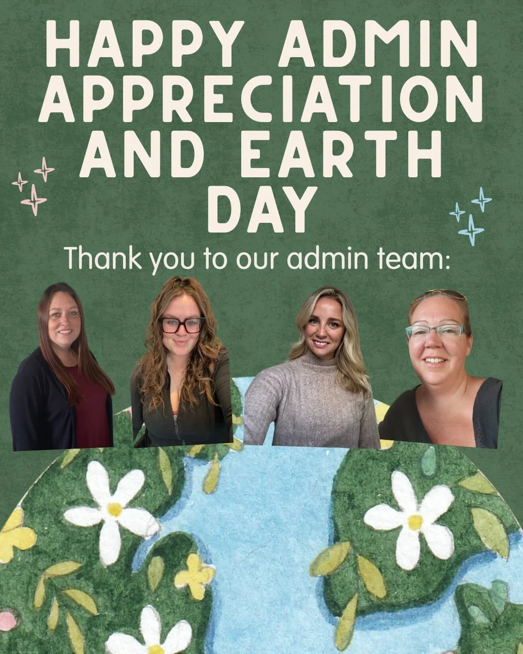 Today we&rsquo;re celebrating Earth day 🌎 + shouting out the REAL backbone of Kneaded Care &mdash; our incredible administrative team! 🌟

Behind every seamless booking, every warm welcome, every insurance question answered&hellip; is our amazing ad