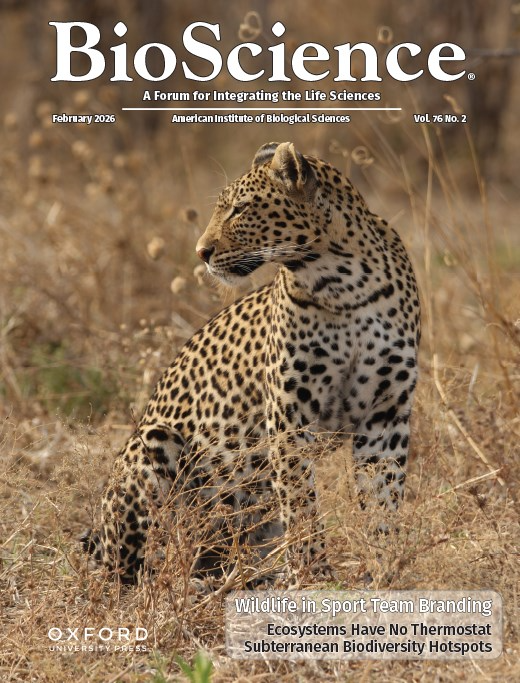 A leopard on the cover of BioScience journal