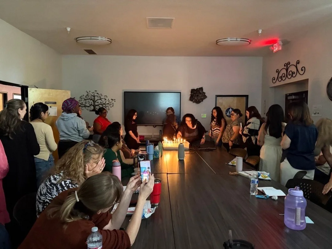 To honor Domestic Violence Awareness Month (DVAM). Our team took a moment during this month&rsquo;s staff meeting to light candles in memory of those whose lives were lost to domestic violence. This moment of reflection allowed us to acknowledge how 