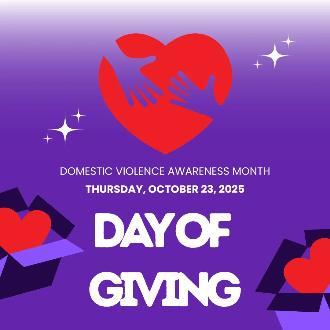 House of Ruth is proud to participate in #DomesticViolenceAwarenessMonth’s
#DayOfGiving. 💜
As we navigate challenging funding times, your support is more critical than ever. Survivors, advocates, and programs across the nation rely on communi