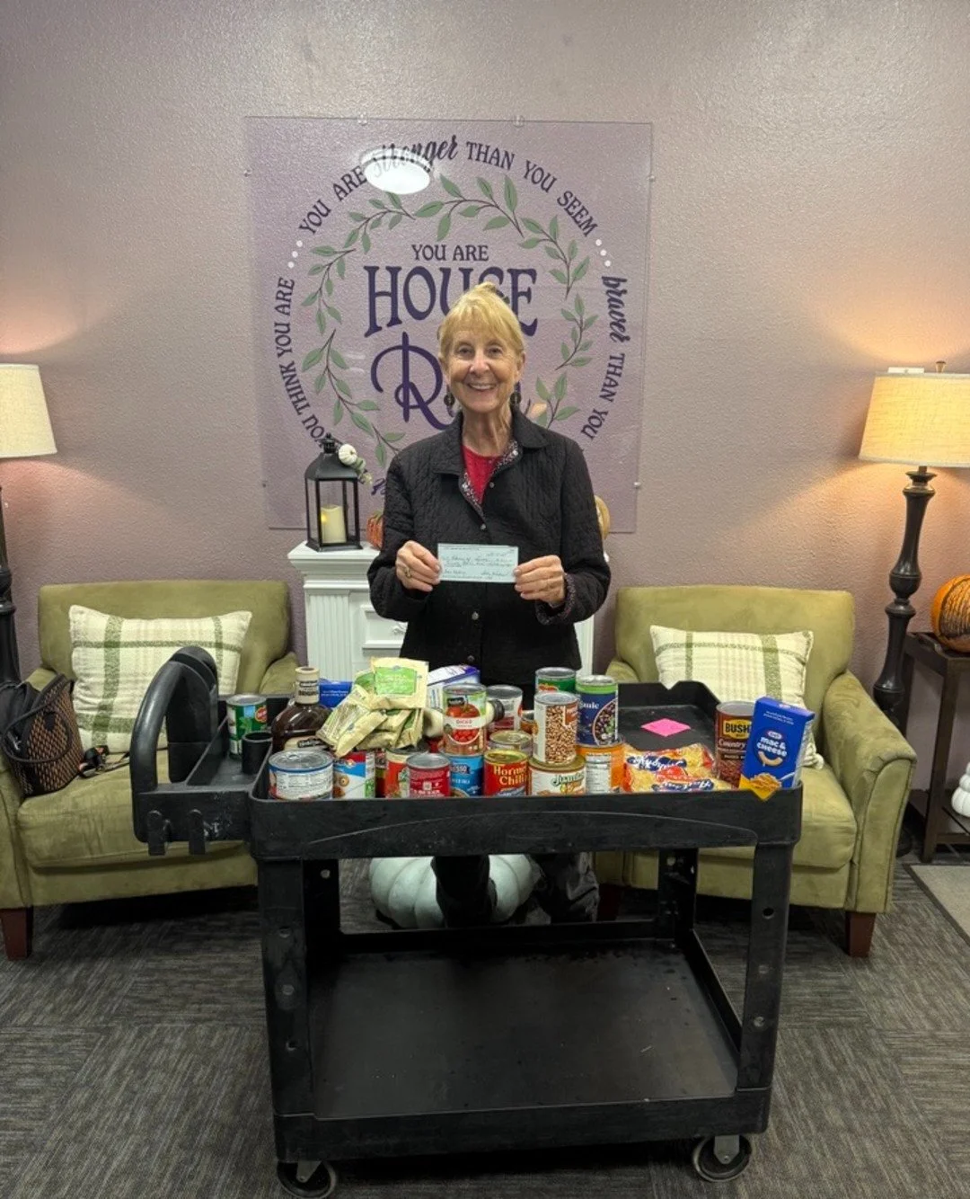 Thank you to the GFWC Federated East Valley Woman's Club for their monetary and food donations!
Your contributions will be a valuable addition to our Thanksgiving Food Basket collections!

If you would like to donate fall holiday food items, please c