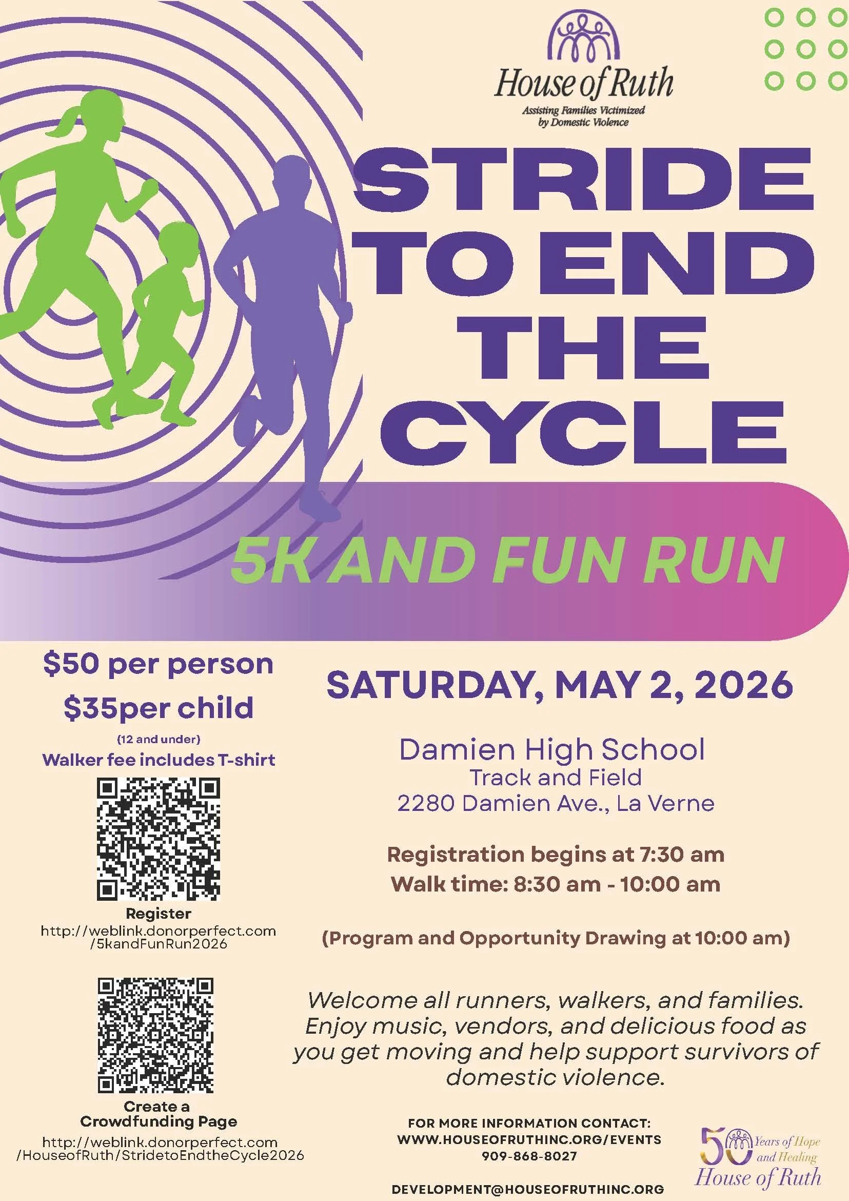 Stride to End the Cycle 5k and FUN RUN 