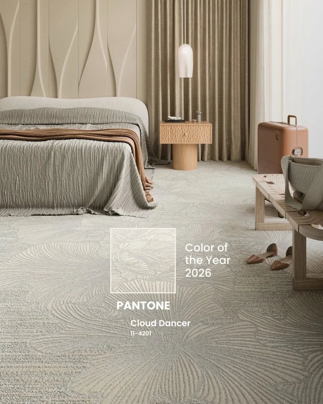 The Pantone Color of the Year has arrived&hellip; 🎨☁️

Cloud Dancer is here to bring a versatile stillness to the rush of colorful interiors and maximalist trends. We anticipate it being a fresh unifier for projects this year. This gentle, balanced 