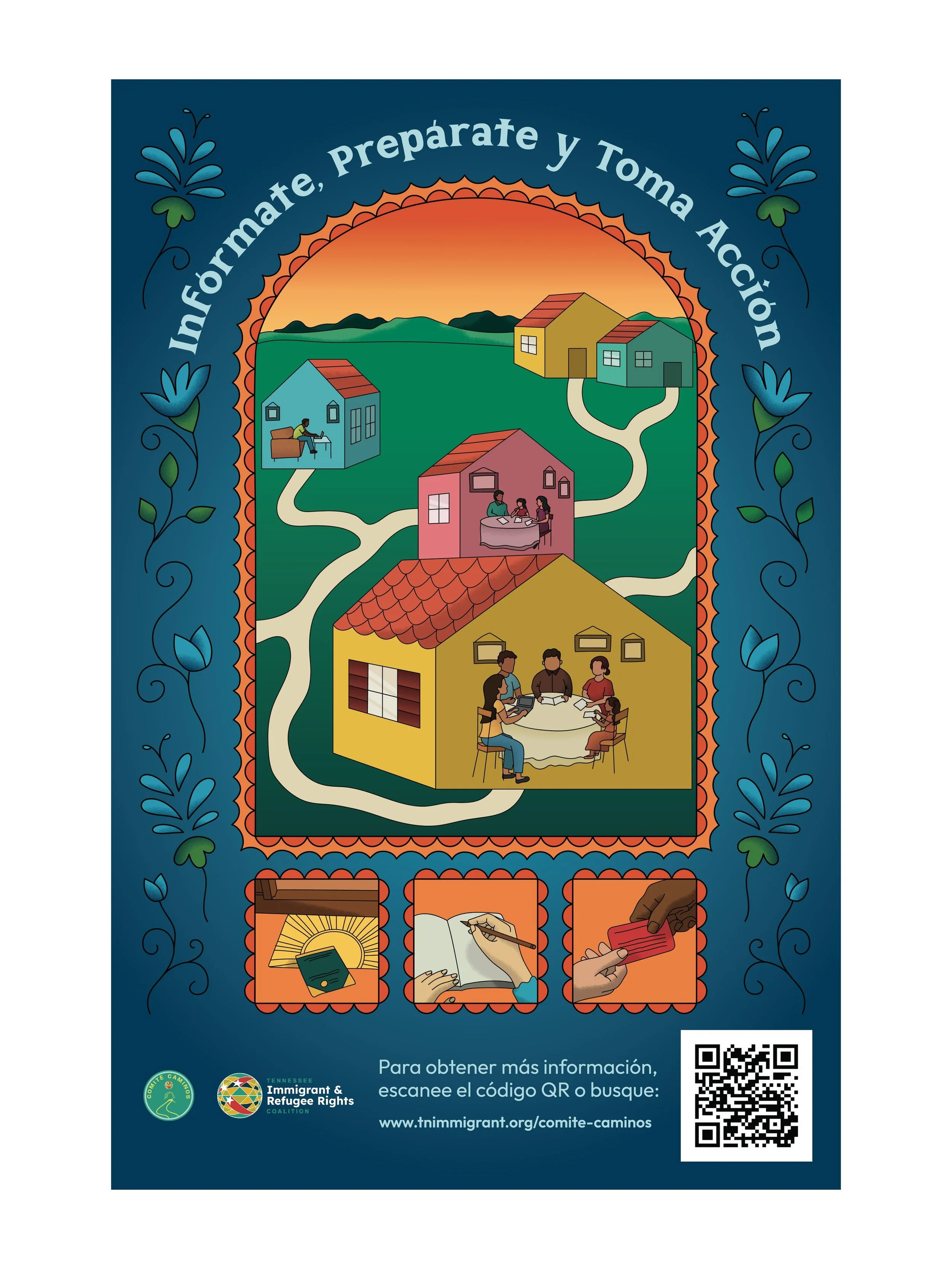 It was so exciting to see this project I worked on officially come to life! Created in collaboration with Comit&eacute; Caminos of TIRRC, this project also marked my introduction to the Comit&eacute; as a member!

As immigrant and refugee communities