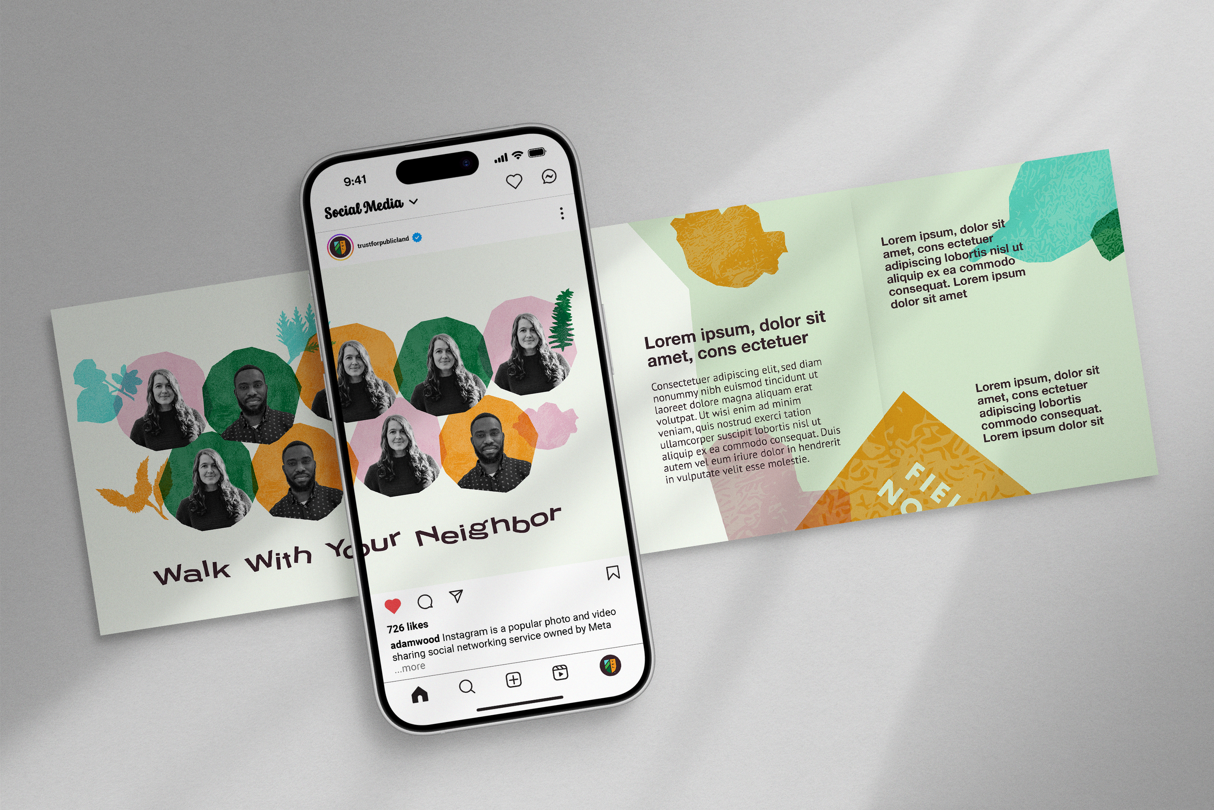 Social media template