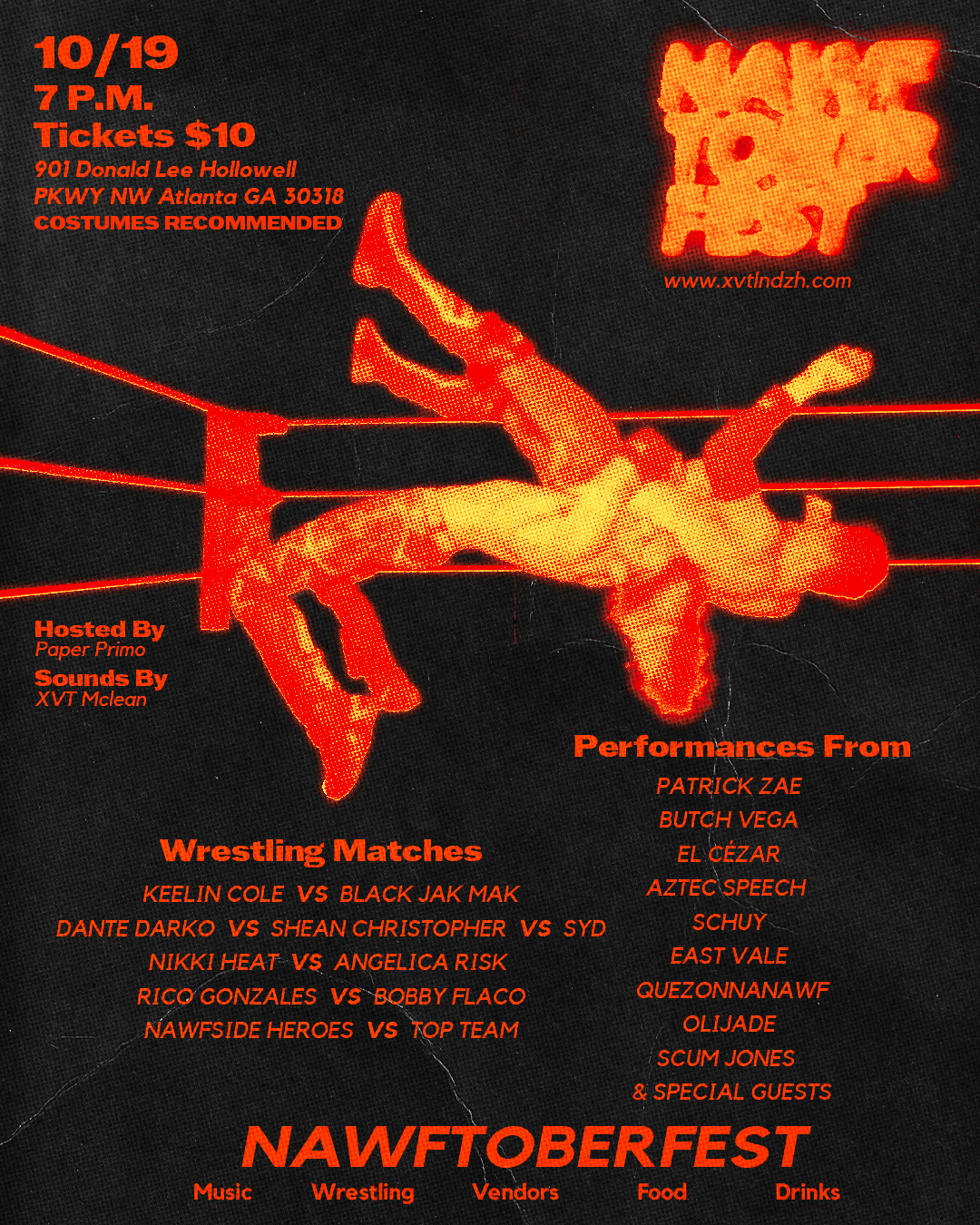 Flyer for the annual Nawftoberfest