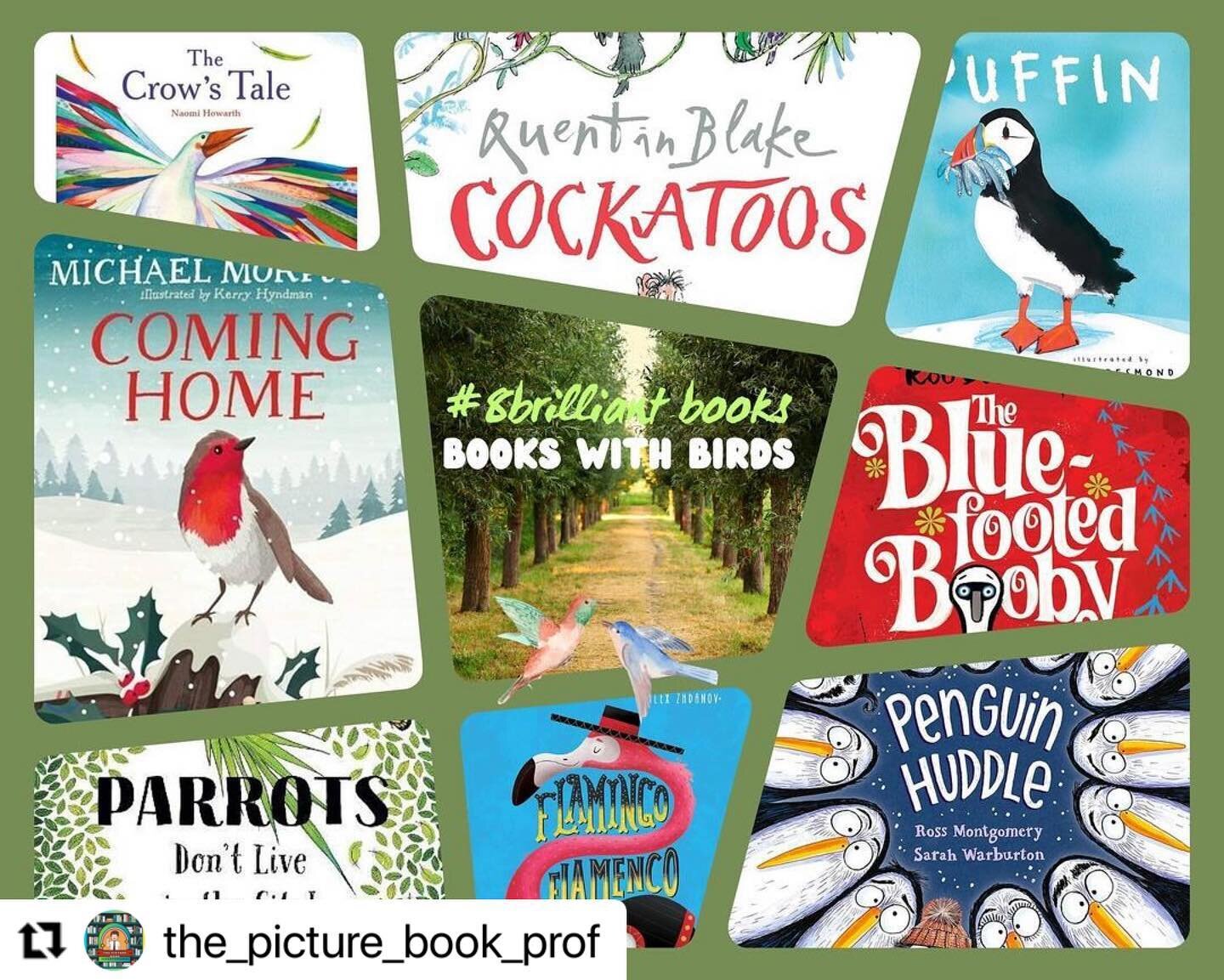Delighted to feature in such a beautifully birdish selection of children&rsquo;s books 🎉🦜🙏 Thank you so much @the_picture_book_prof &amp; @mrsbrownsbookbox for including Parrots in your fantastically feathery and wonderful list! 🙌🦜💕🙏📚

#Repos