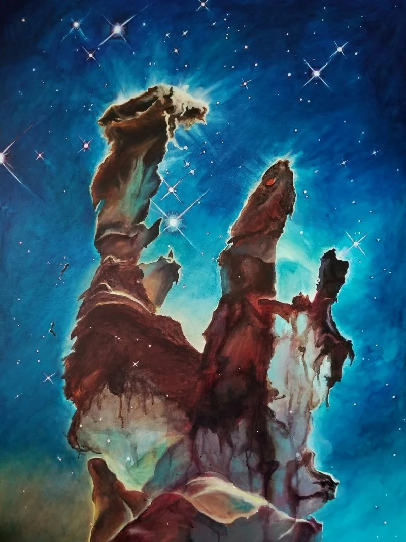 How to Draw the Pillars of Creation — Drawing Realism