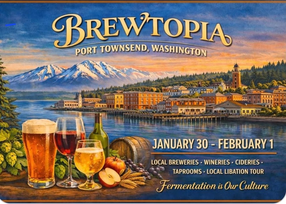 Brewtopia - Crafted in Port Townsend 1/30 - 2/1