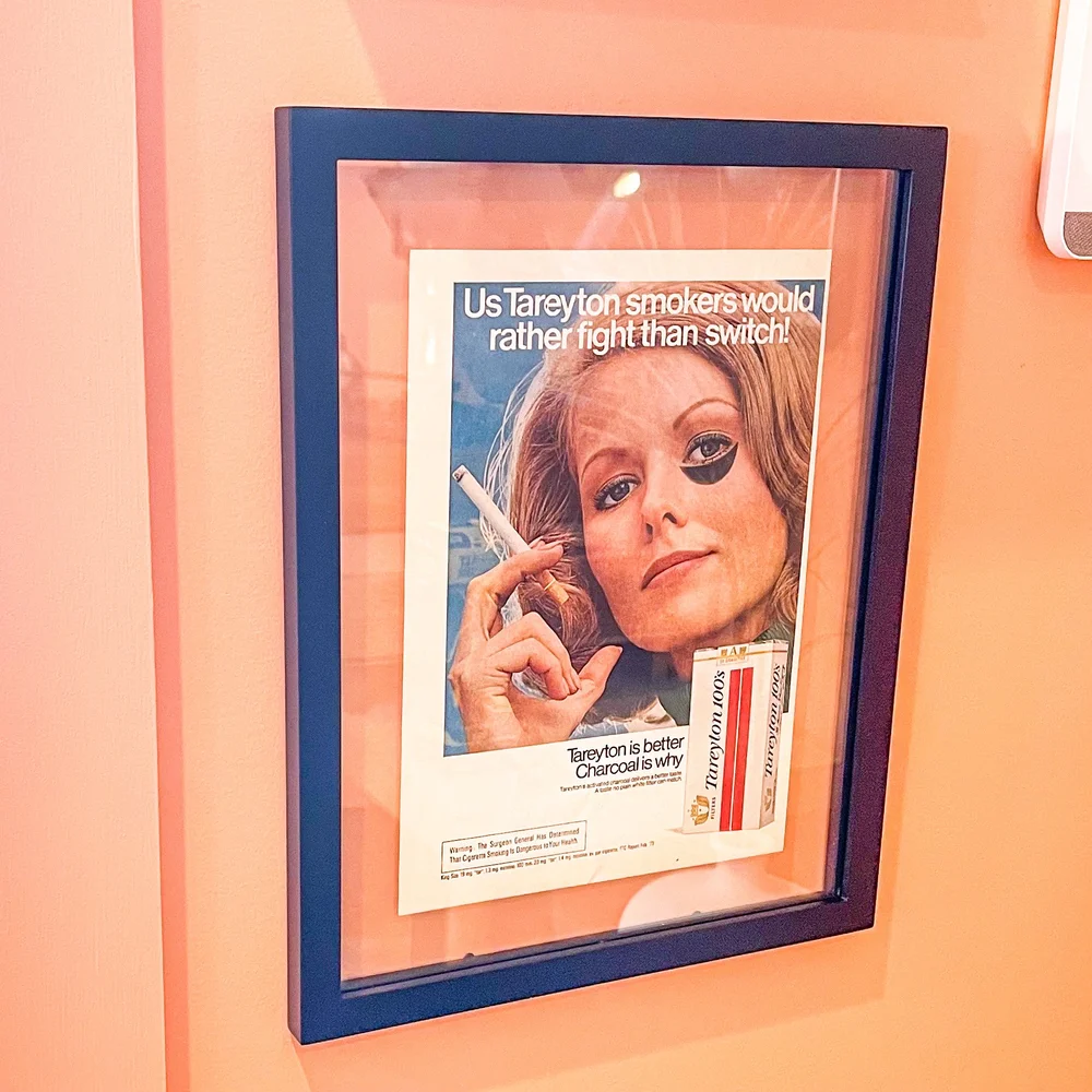 cigarette ad black eye Black Eye Cigarette Ad — the house of id
