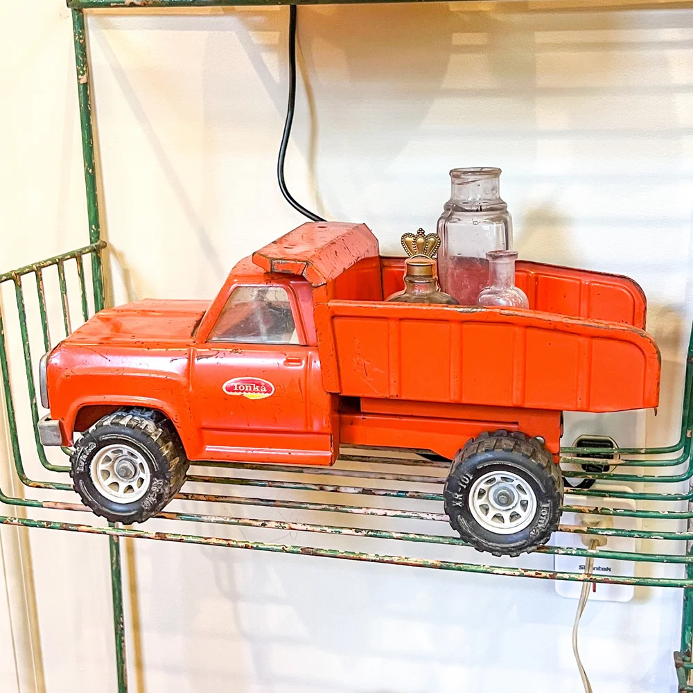 Orange Tonka Truck — the house of id