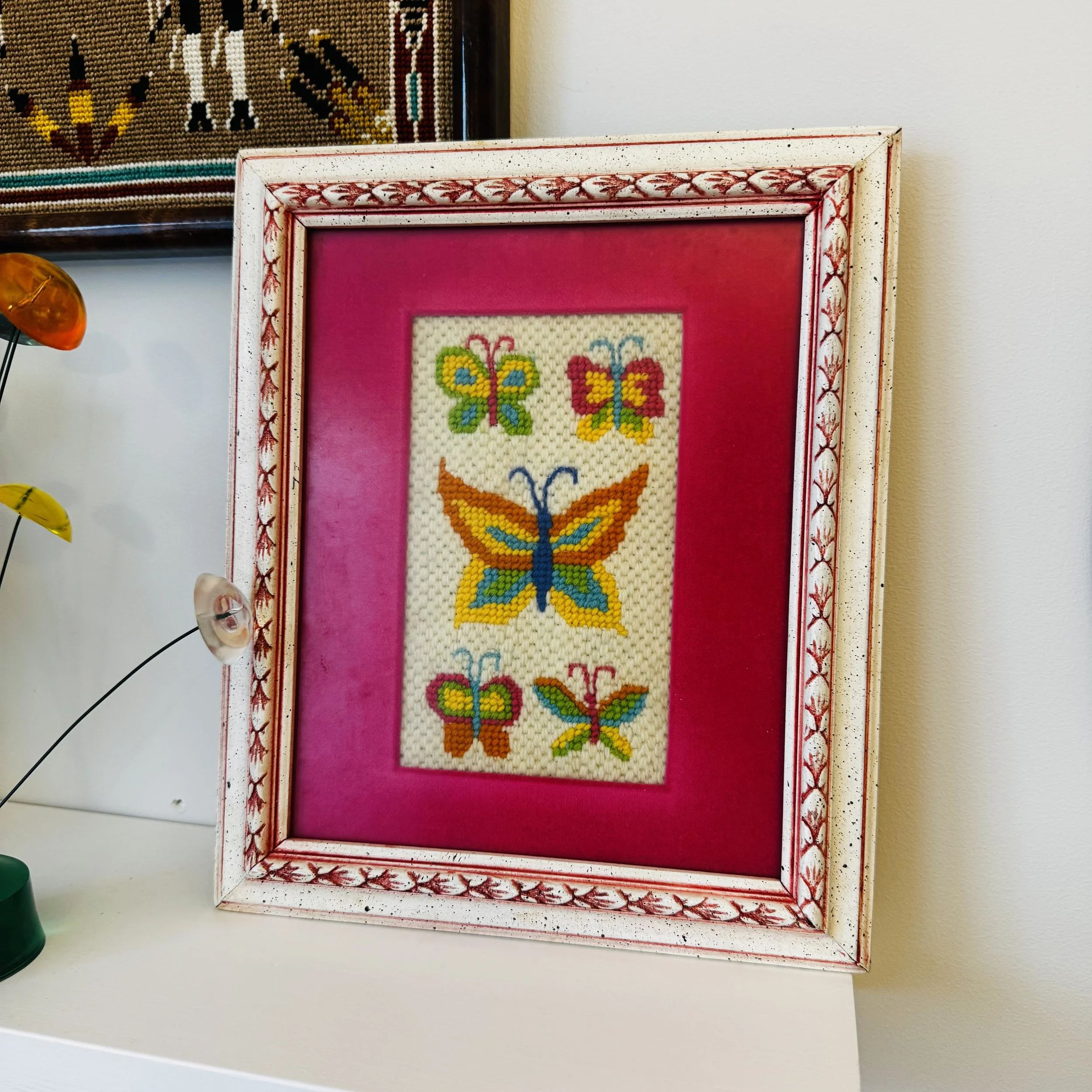 Pink Framed Butterflies