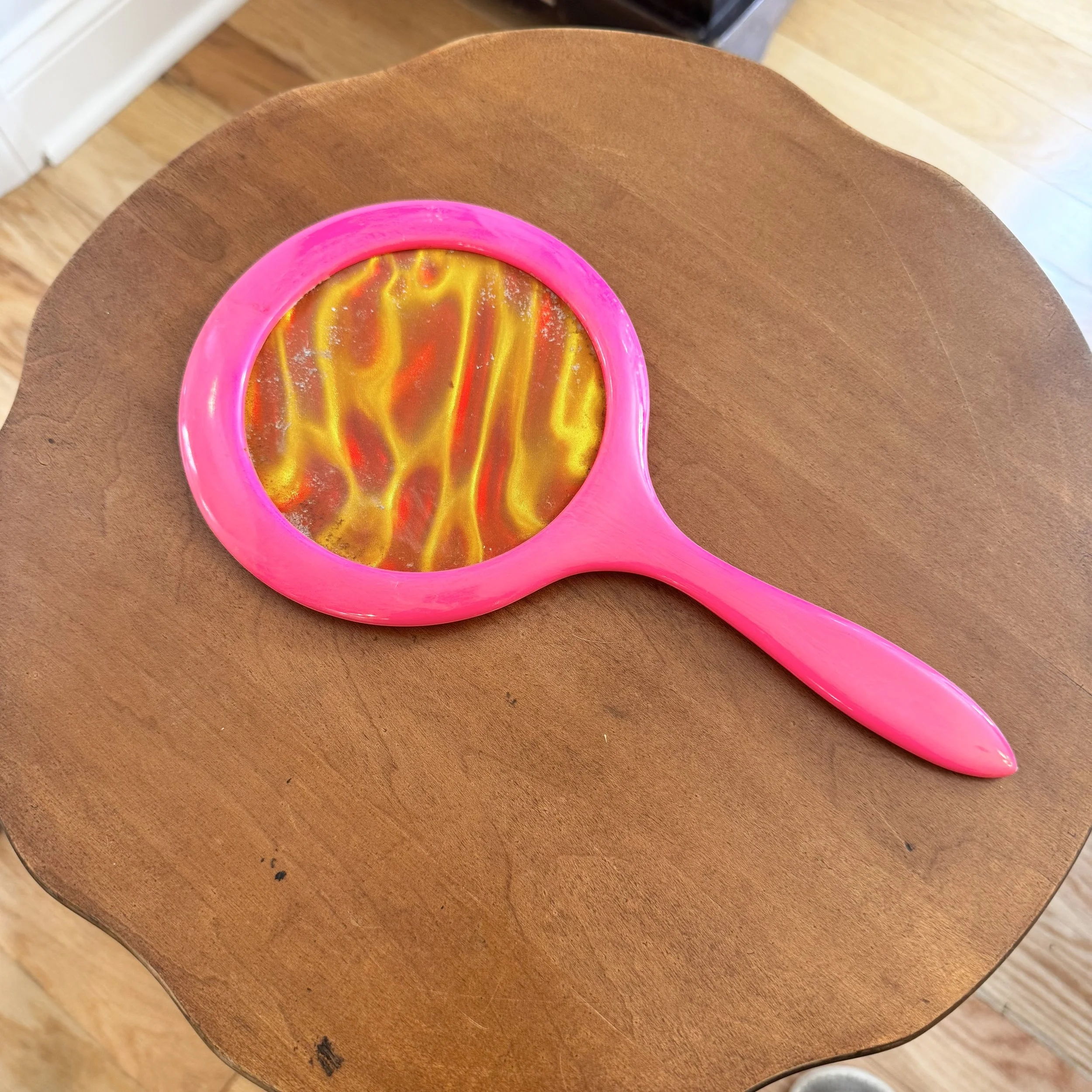 Hot Pink Hand Mirror