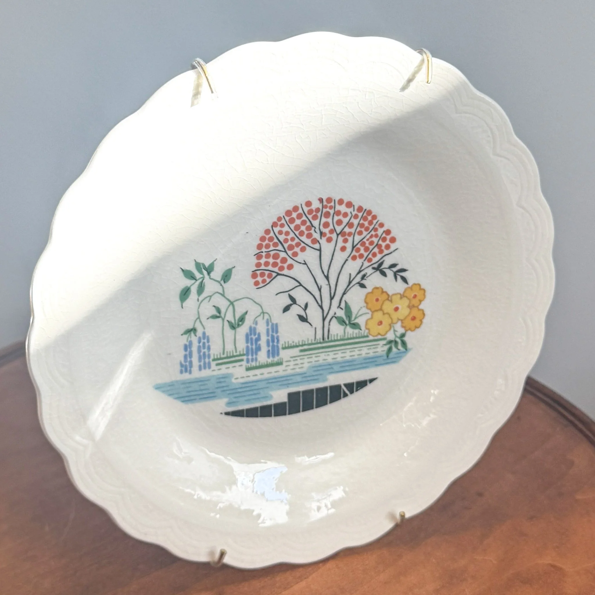 Old Colony Queensware Plate